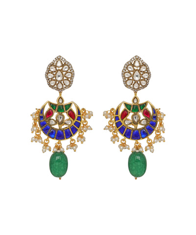 Maha Navratna Layered Necklace | Stylika