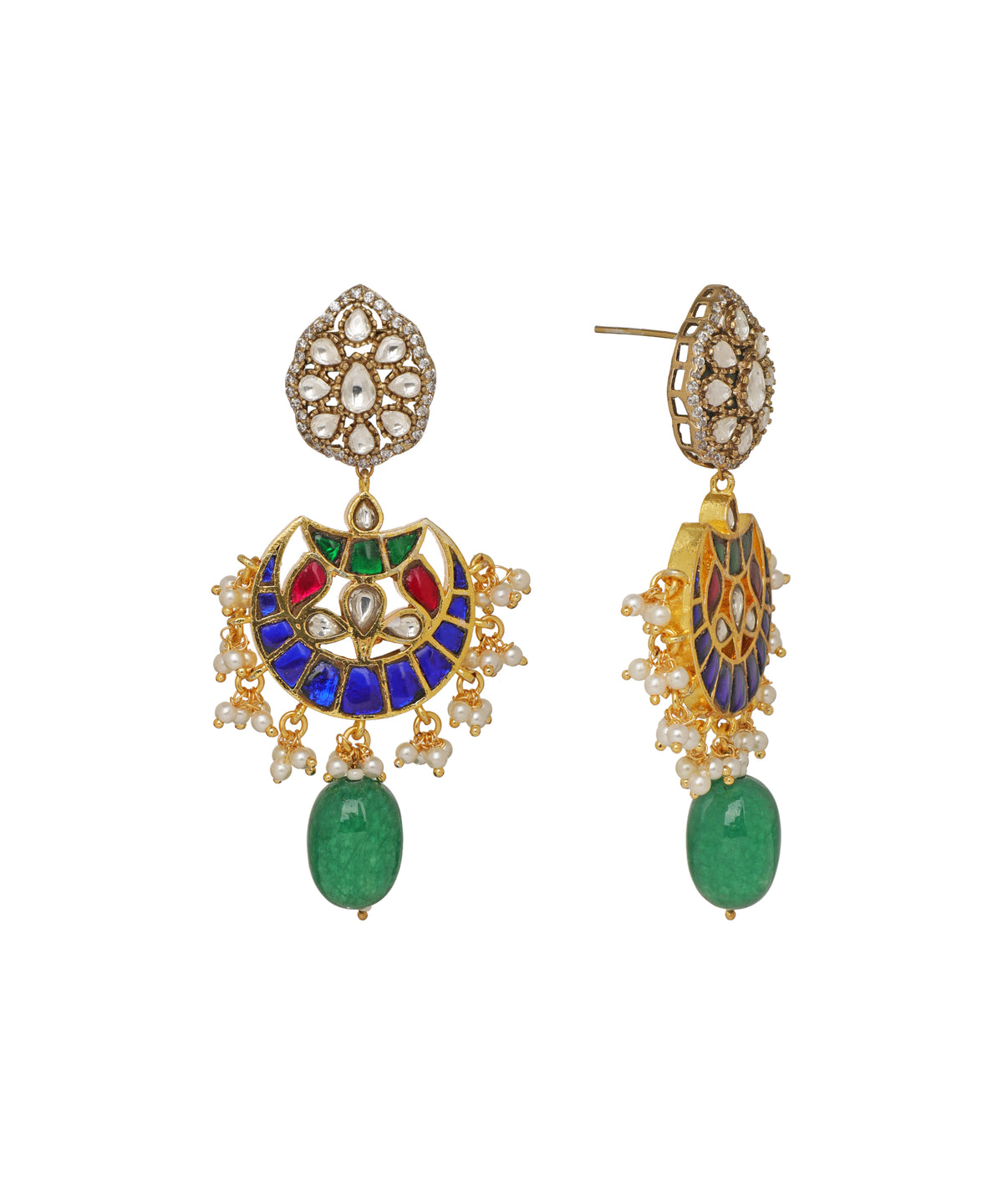 Maha Navratna Layered Necklace | Stylika