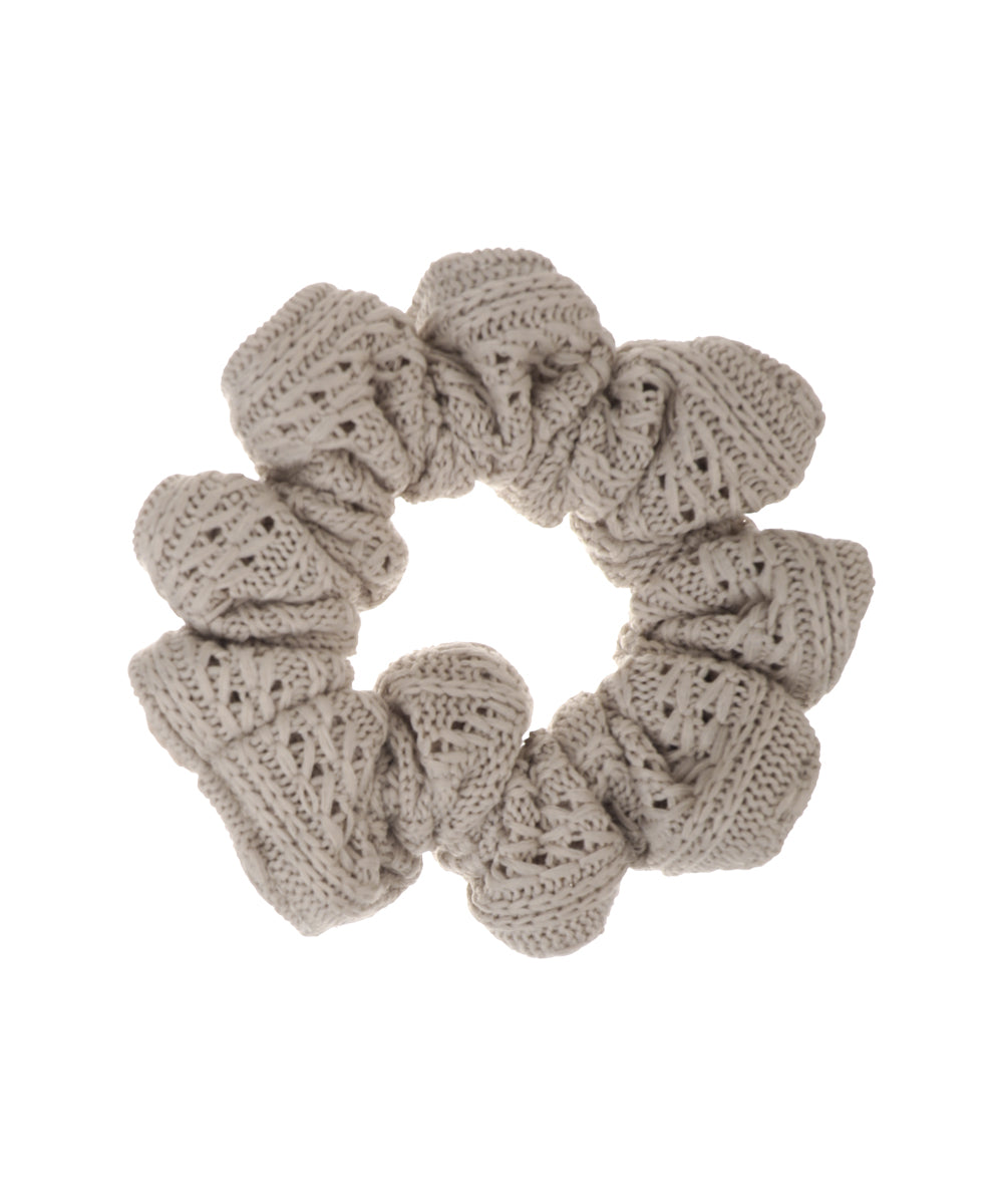 Cable Knit Hair Scrunchie | STYLIKA