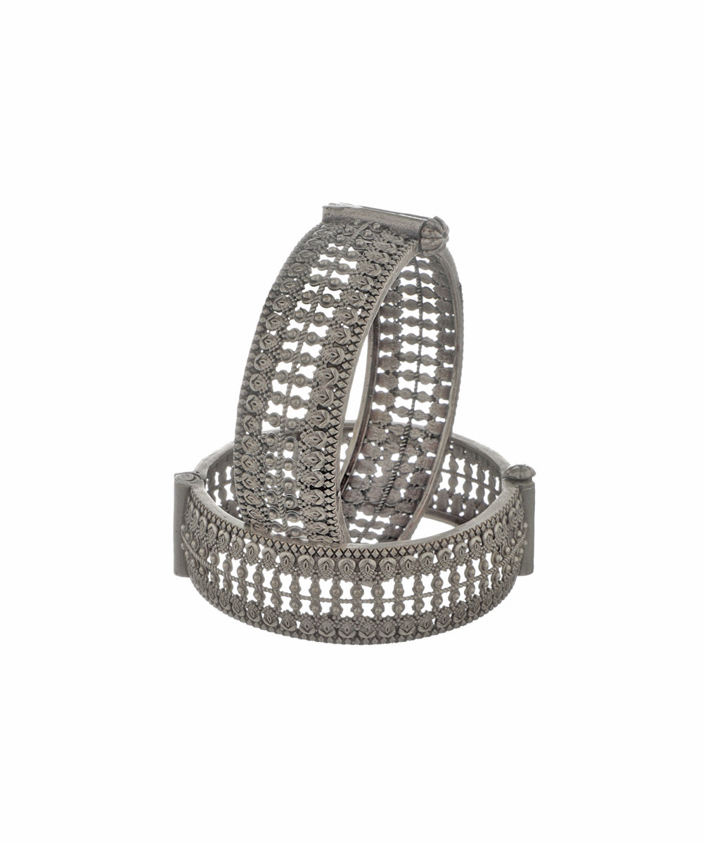 Intricate Oxidised Bangles | Stylika