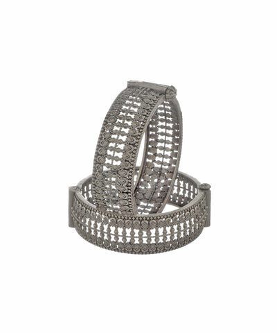 Intricate Oxidised Bangles | Stylika