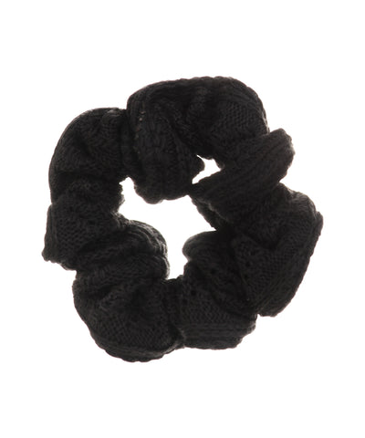 Cable Knit Hair Scrunchie | STYLIKA