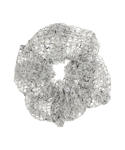 Sequin Knit Hair Scrunchie | STYLIKA