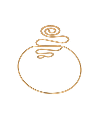Spiral Motif Arm Cuff | Stylika