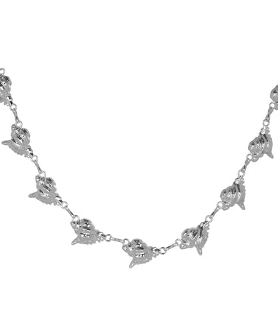 Waist chain featuring repeating sea shell motif details