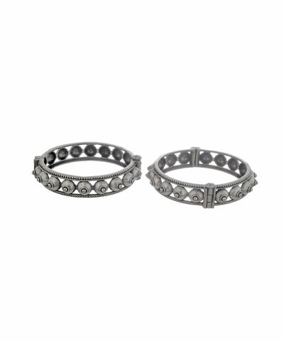 Studded Rope Oxidised Bangles | Stylika
