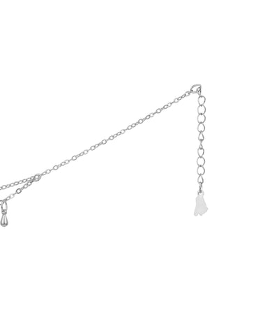 Double Layer Teardrop Charm Anklet | Stylika