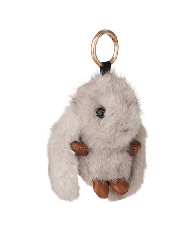 Whimsical Fluffy Bunny Bag Charm Accessory | Stylika