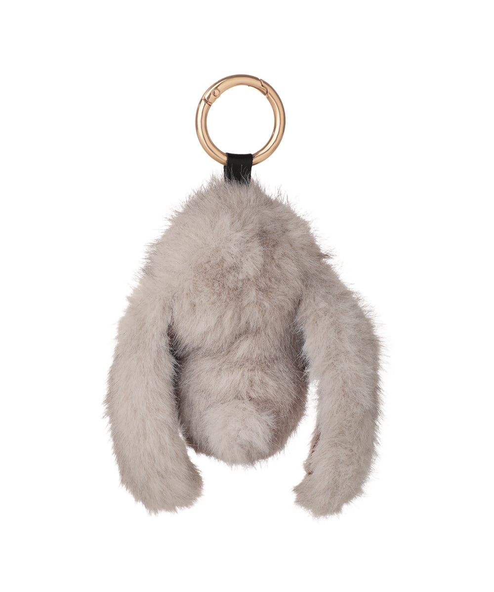 Whimsical Fluffy Bunny Bag Charm Accessory | Stylika