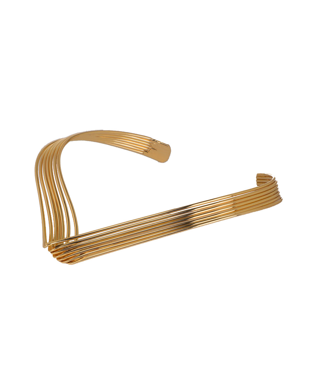 Multi-Strand V-Shaped Collar Necklace | Stylika