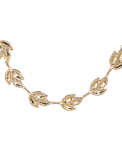 Waist chain featuring a draped link silhouette