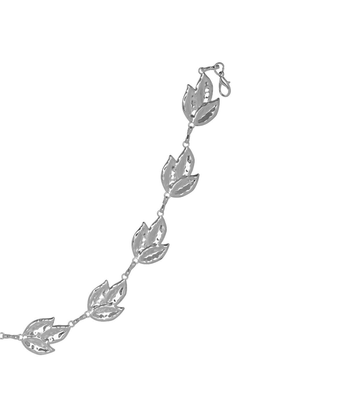 Waist chain featuring a draped link silhouette