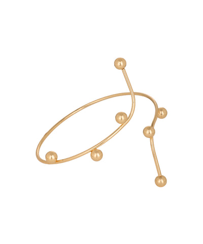 Minimalist Ball Detail Arm Cuff | Stylika