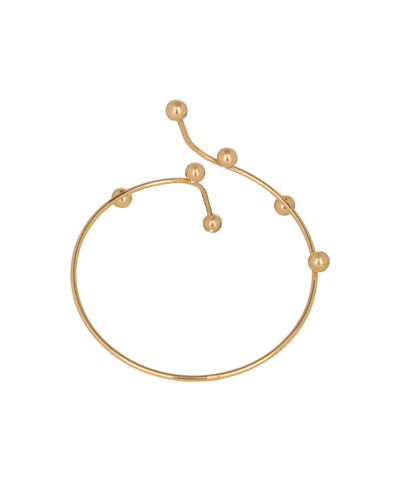 Minimalist Ball Detail Arm Cuff | Stylika
