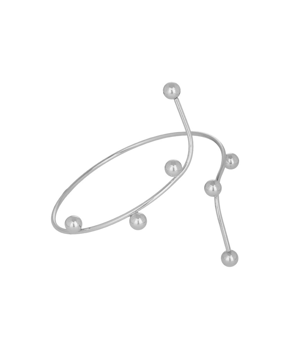 Minimalist Ball Detail Arm Cuff | Stylika
