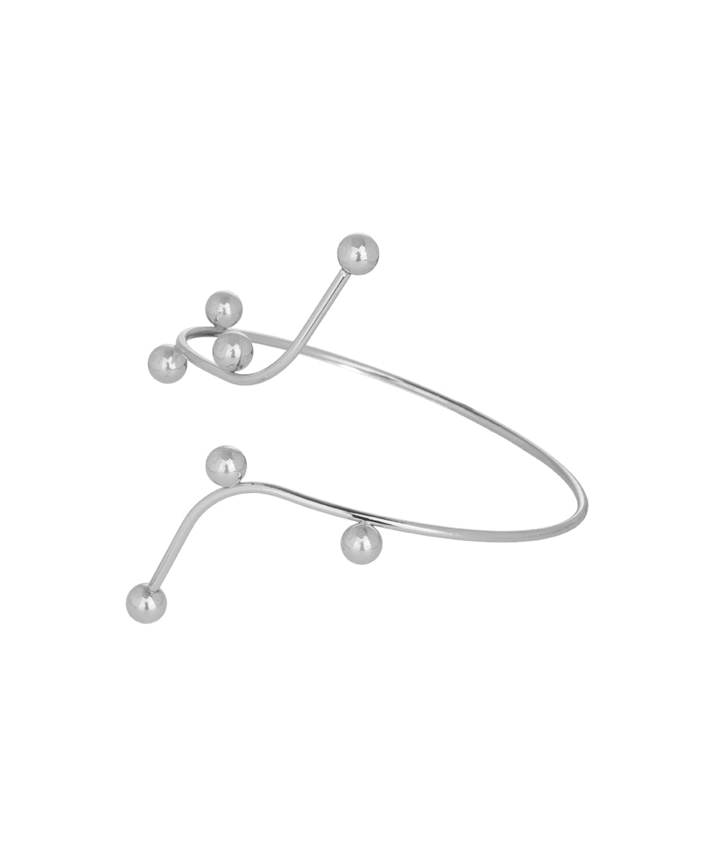 Minimalist Ball Detail Arm Cuff | Stylika