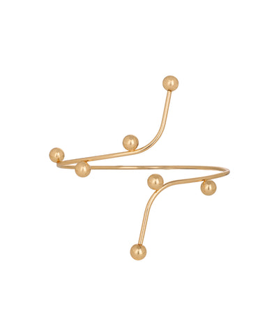 Minimalist Ball Detail Arm Cuff | Stylika