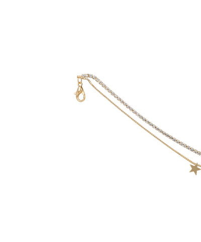 Double Layer Star Charm Anklet | Stylika
