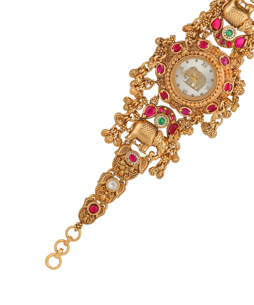Heritage bracelet watch for festive jewellery styling