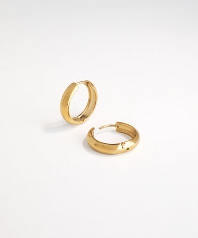 Classic Chunky Hoop Earrings for Effortless Style | Stylika