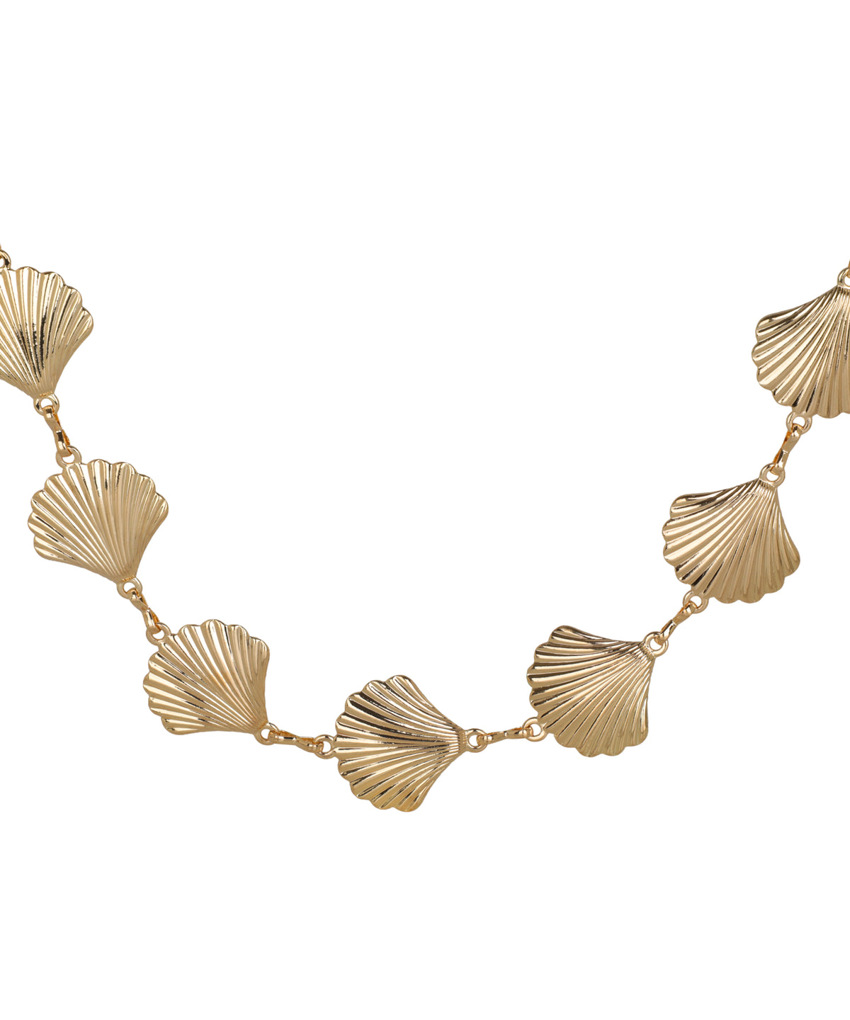 Adjustable waist chain with a fluid linked silhouette