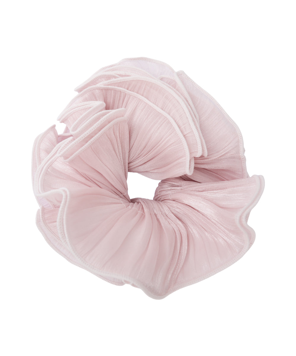 Pleated Organza Hair Scrunchie | STYLIKA