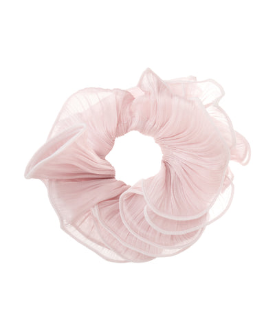 Pleated Organza Hair Scrunchie | STYLIKA