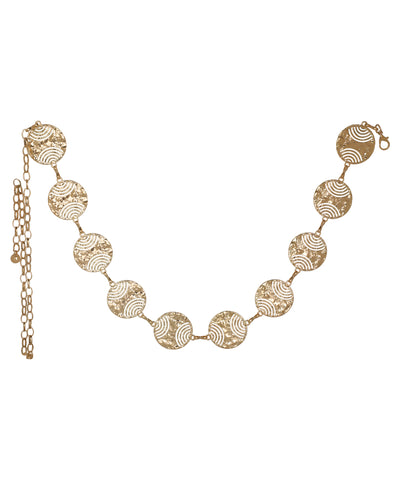Waist Chain featuring a series of circular disc motifs