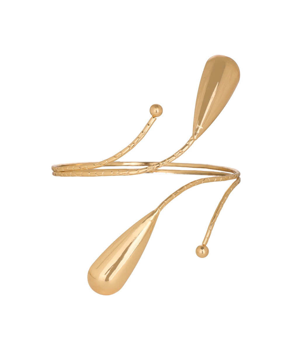 Elongated Drop Arm Cuff | Stylika