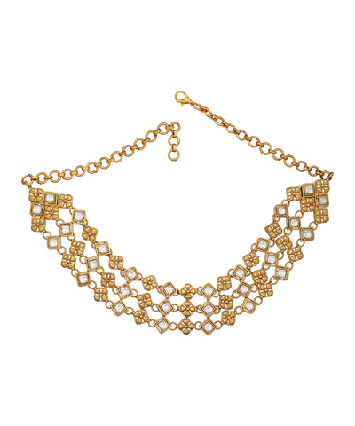 Phool Chaukat Link multicolour Necklace | Stylika