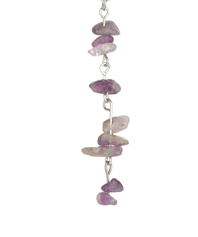 Purple Stone Chip Scroll Hair Braidlet | Stylika