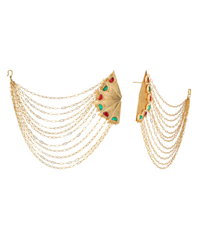 Cleopatra Drapes Earrings | Stylika
