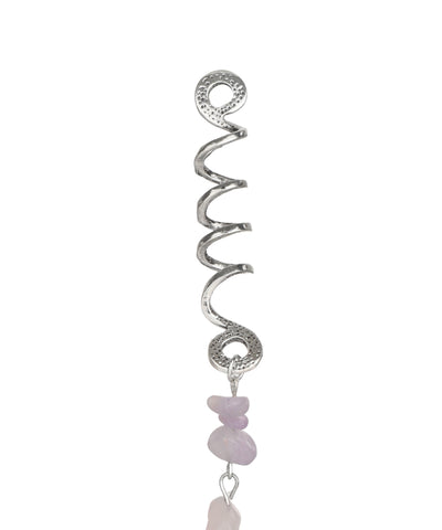 Long Spiral Muted Stone Chip Hair Braidlet | Stylika
