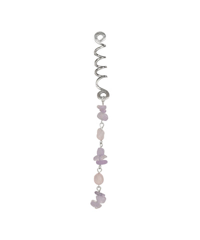 Long Spiral Muted Stone Chip Hair Braidlet | Stylika