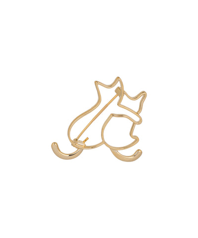 Hugging Cats Brooch | Stylika