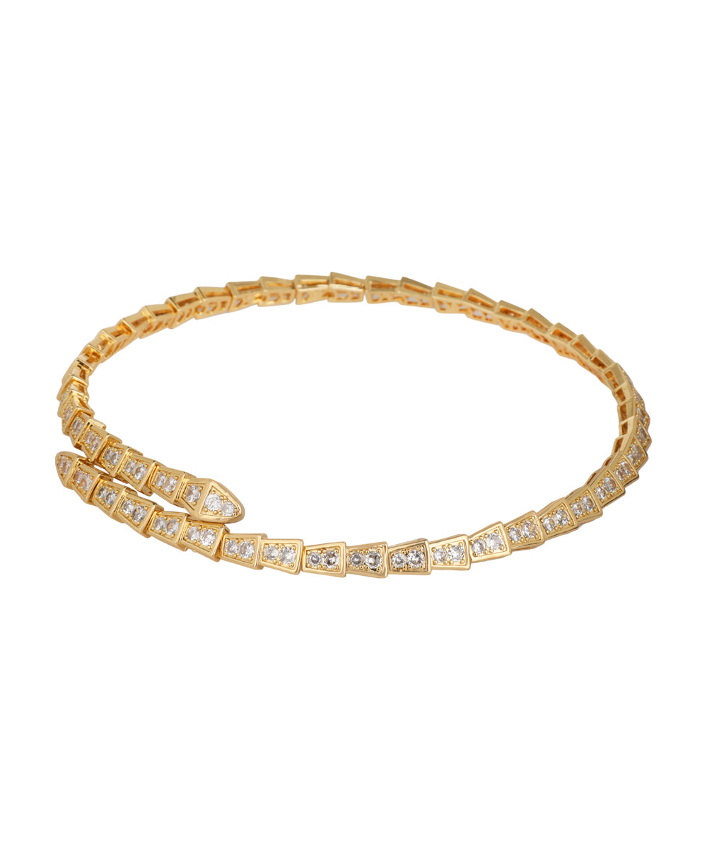 Snake Inspired Wrap Around Necklace | Stylika