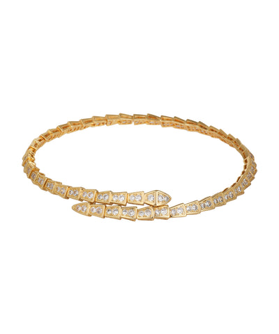 Snake Inspired Wrap Around Necklace | Stylika