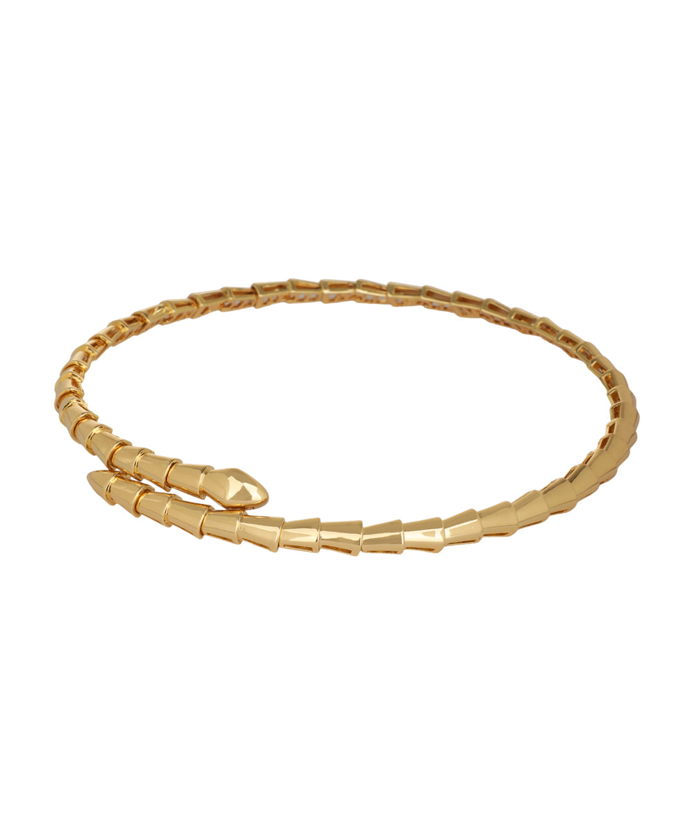 Snake Motif Wrap Around Necklace | Stylika