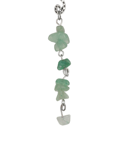 Mint Stone Chip Scroll Hair Braidlet | Stylika