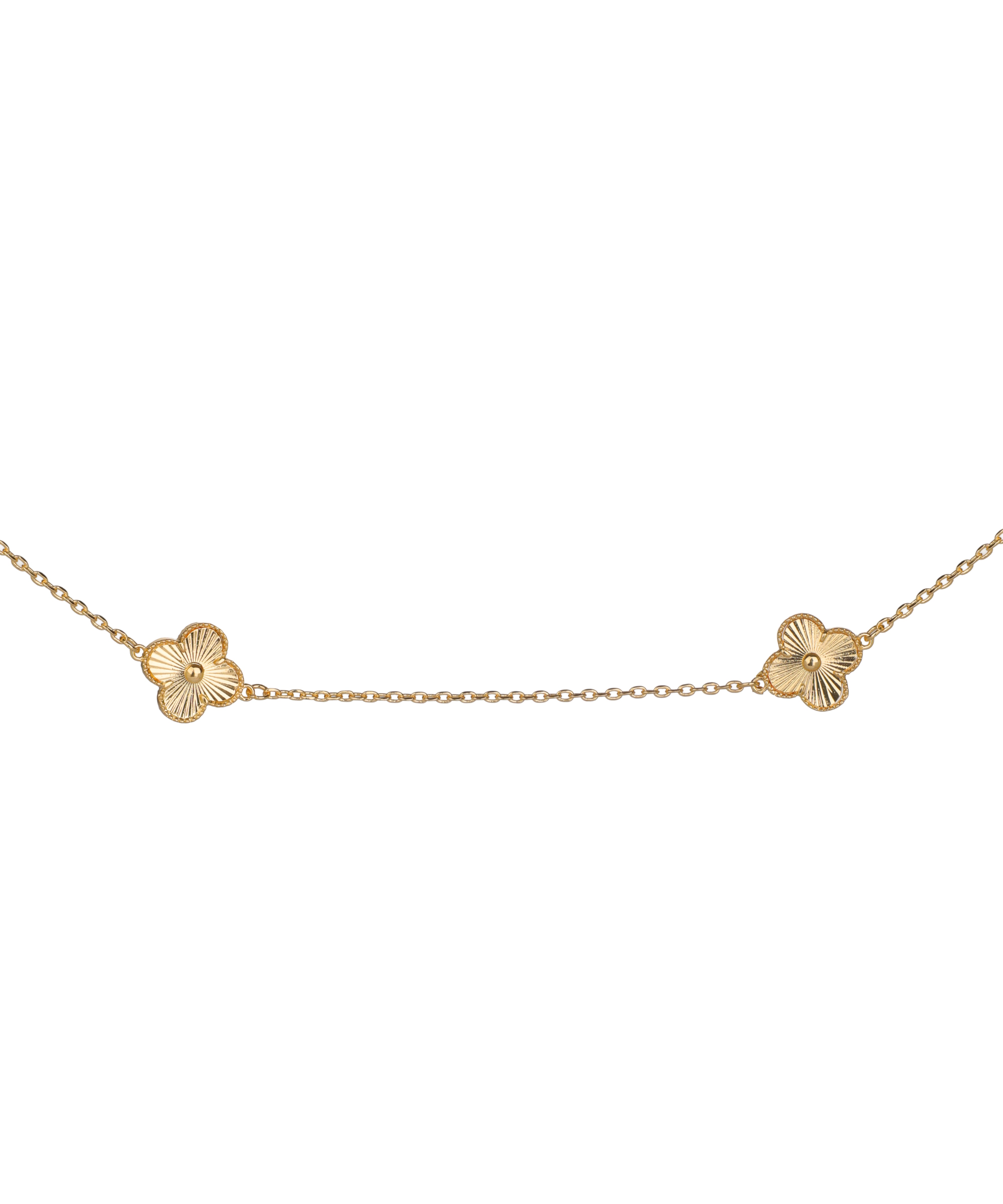 Delicate Clover Motif Waist Chain | Stylika