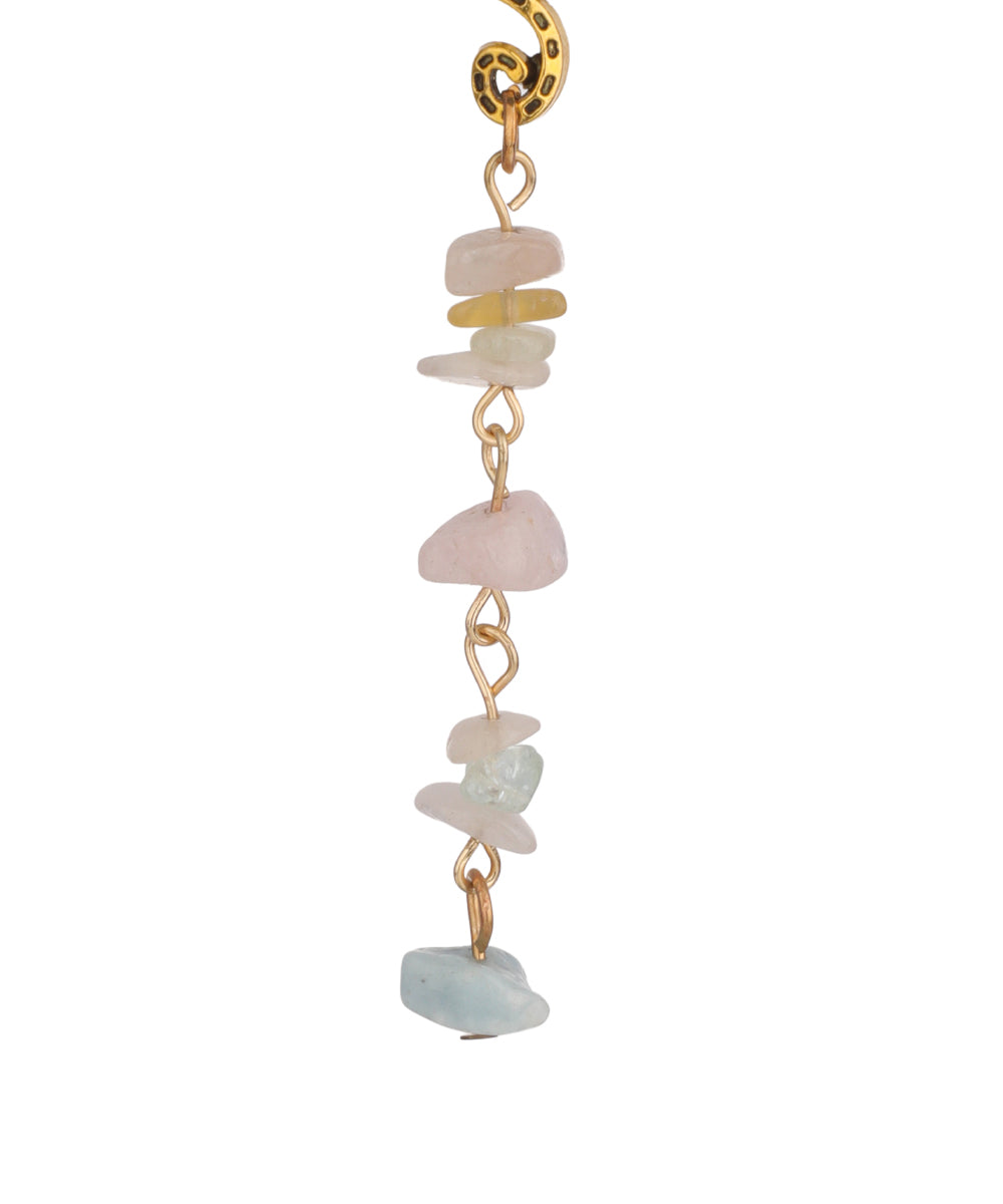 Pastel Stone Chip Scroll Hair Braidlet | Stylika