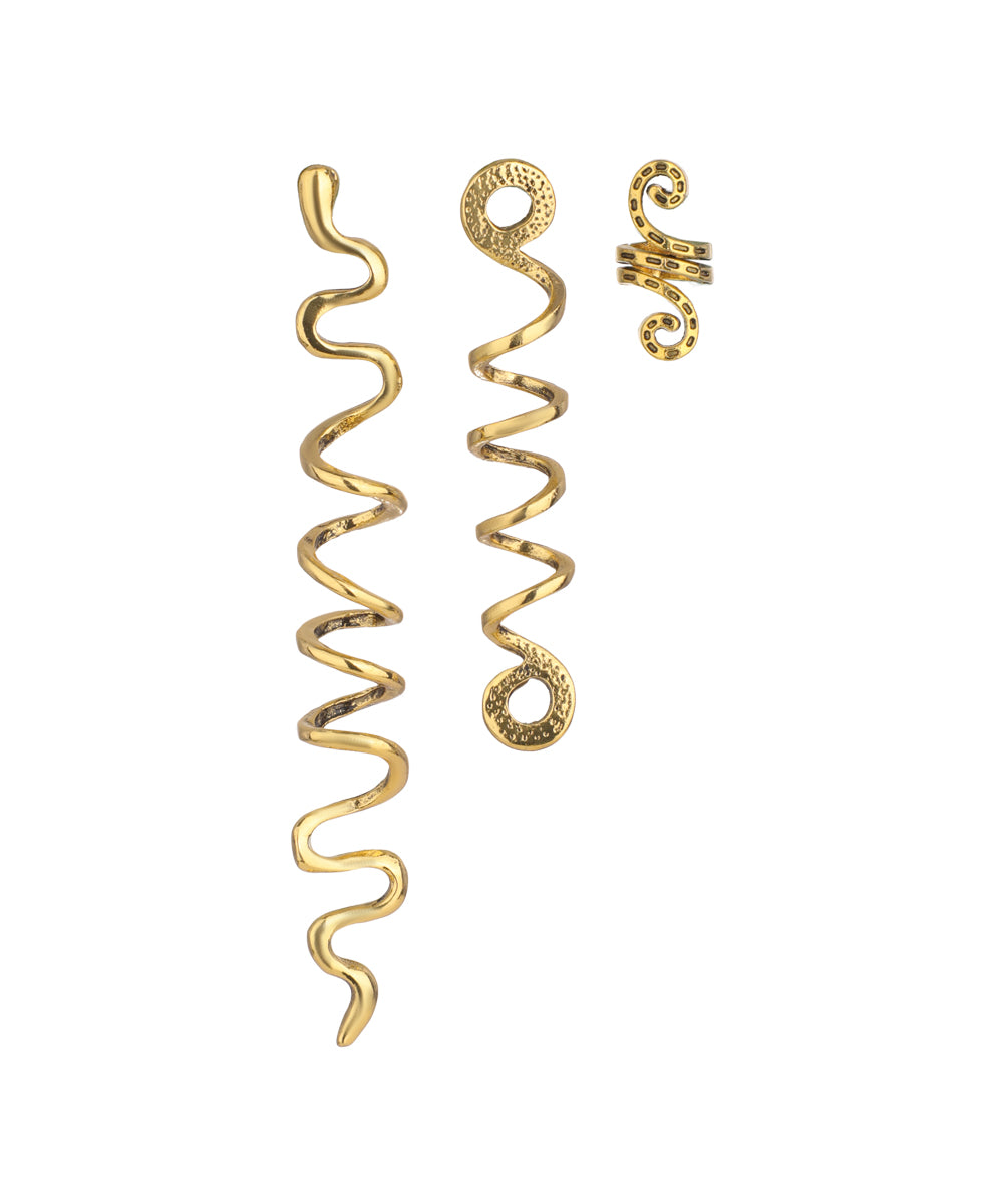 Spiral Hair Braids Decorative Accessory Set | Stylika
