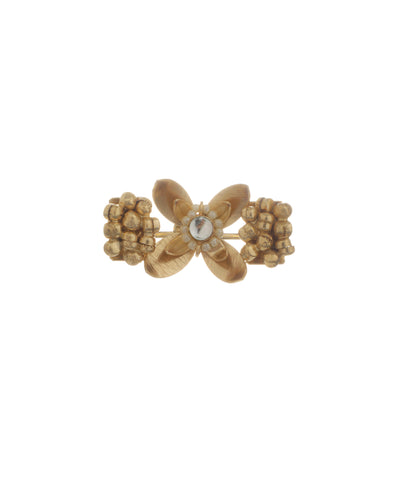 Ornate Floral Ethnic Double Finger Ring | Stylika
