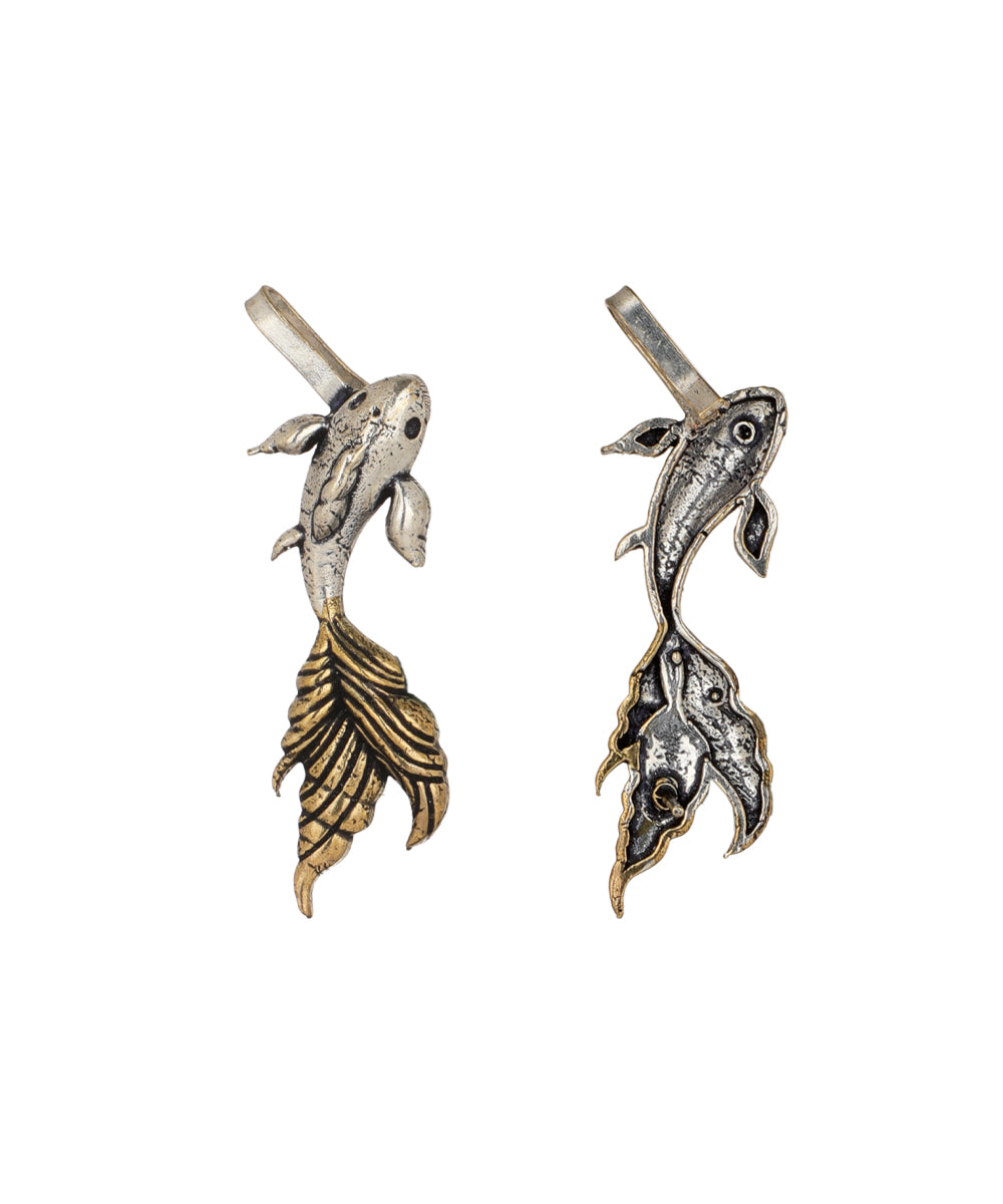 Koi Fish Statement Cuff Earrings | Stylika