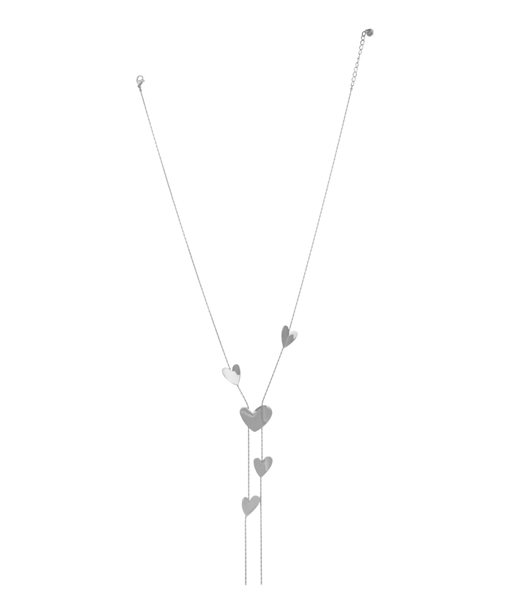 Heart Motif Lariat Style Necklace | Stylika