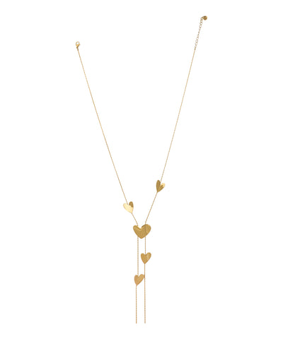 Heart Motif Lariat Style Necklace | Stylika