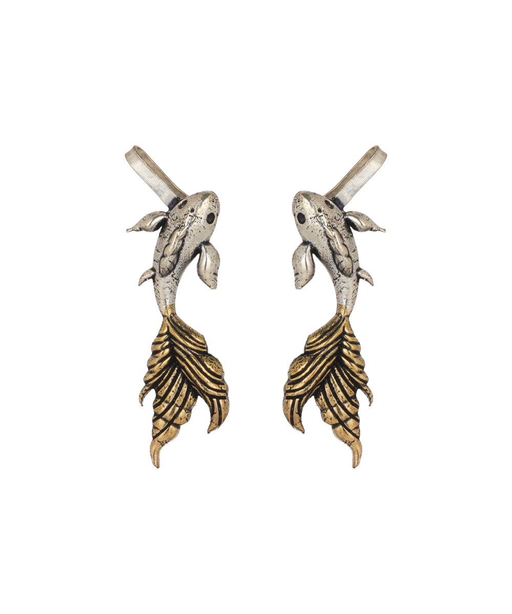 Koi Fish Statement Cuff Earrings | Stylika