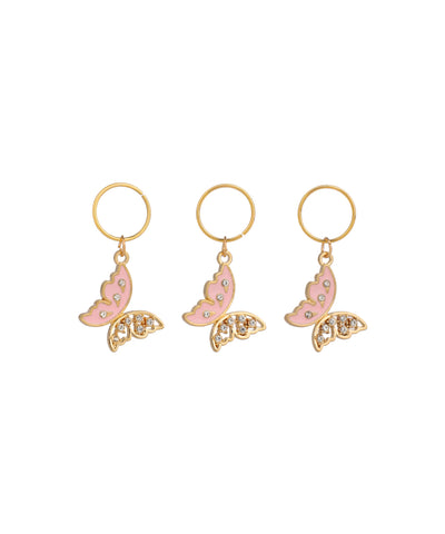 Butterfly Charm Hair Braids Set of Three | Stylika