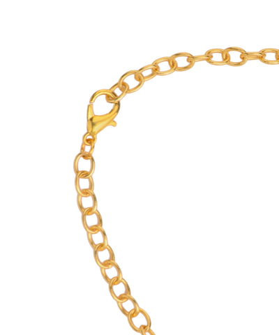 Multi Stone Uncut Rough Stone Chain Bracelet | Stylika