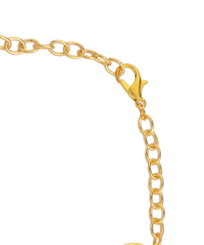 Multi Stone Uncut Rough Stone Chain Bracelet | Stylika